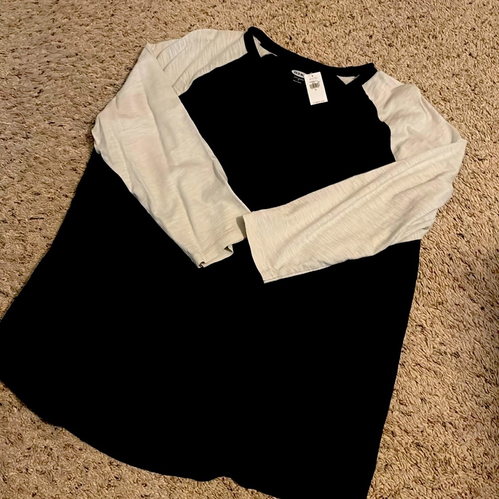 Old Navy soft washed baseball sleeve raglan tee
